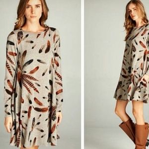 Bellamie Feather print Tunic