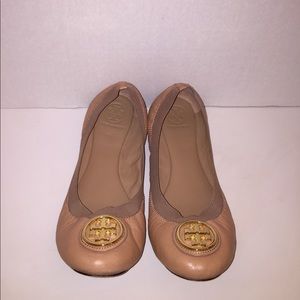 Tory Burch Nude Ballet Flats
