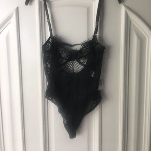 "Crystal Ball Lace Body Suit"