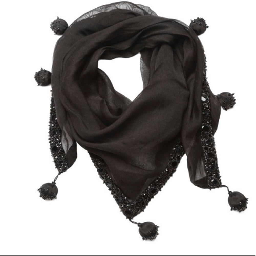 Azeeza Pearl Caviar Scarf
