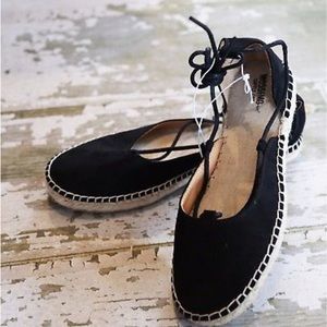 Lace Up Espadrille Ballet Flat shoes MOSSIMO 7.5