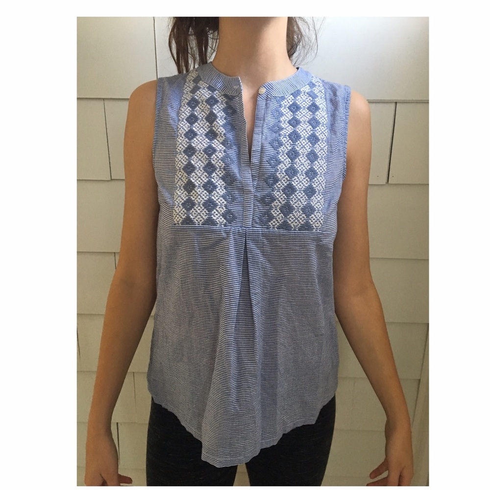 Tommy Bahamas Saina Stripe EMB Tunic