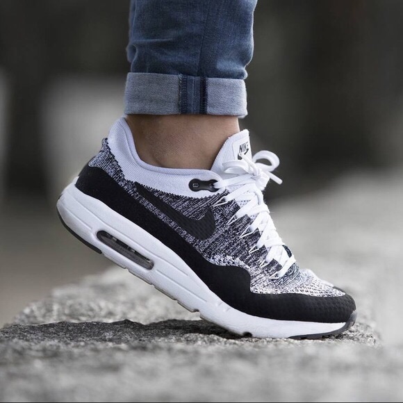 Nike Black + White Ultra Flyknit Sneakers - Picture 2 of 7