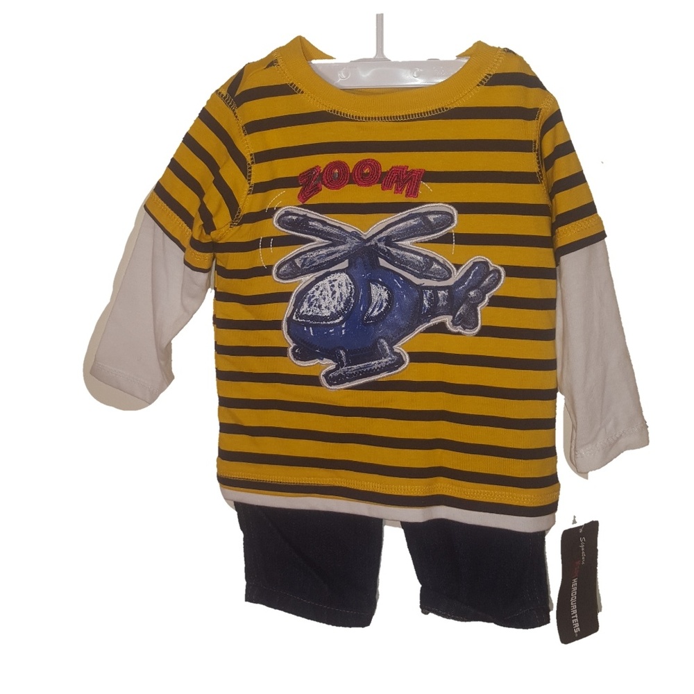 Toddler Graphic Shirt Matching Set