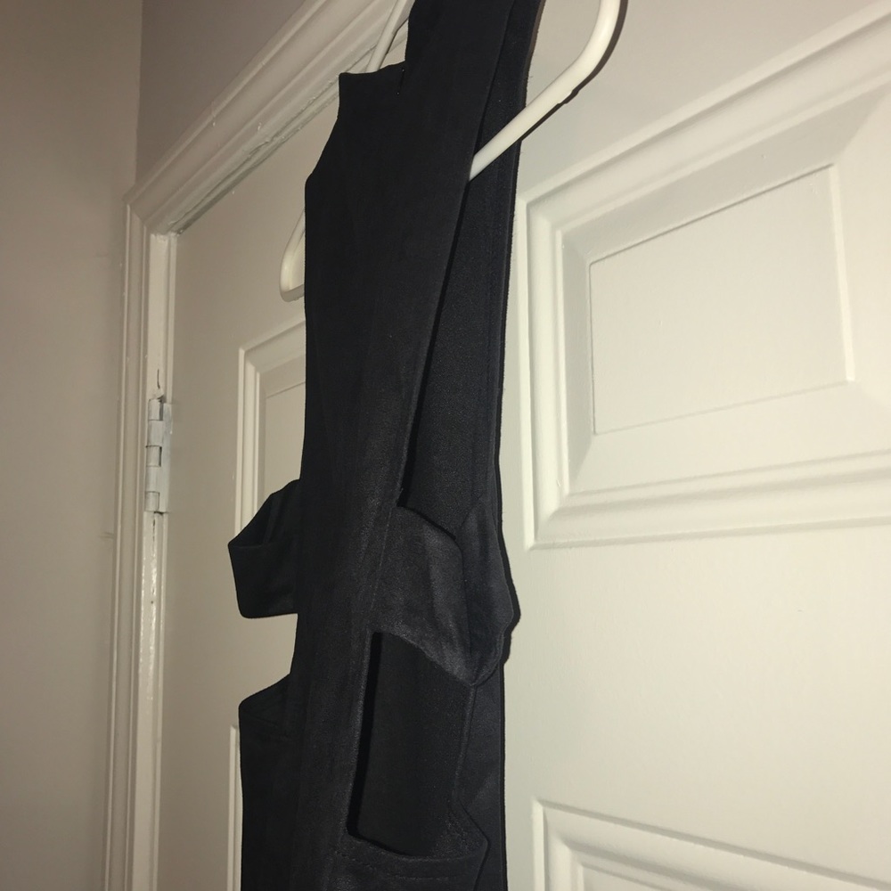 Black Boutique Dress With Open Sides