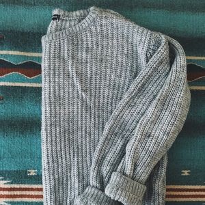 Brandy Melville Grey Fishermen’s Sweater