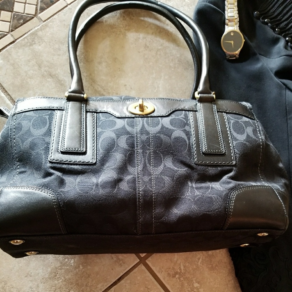 Coach Monogram Satchel