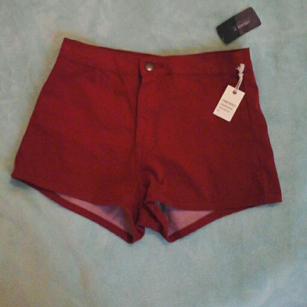 Forever 21 Red sz 27 shorts