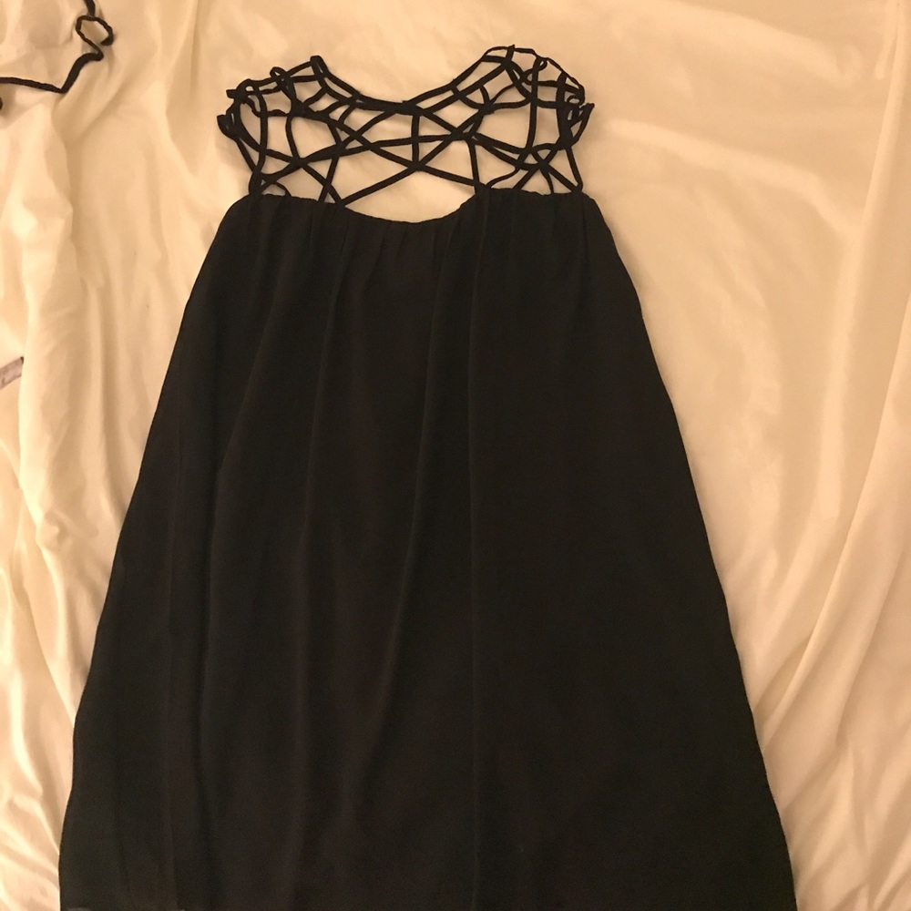 Black cocktail dress