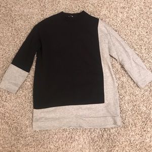 Zara Color Block Sweater Dress