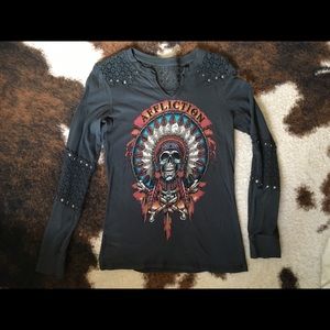 Affliction long sleeve tee from Buckle