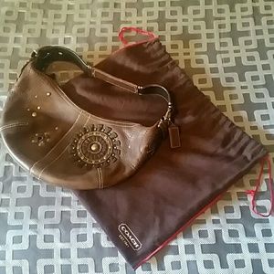 Leather COACH Purse