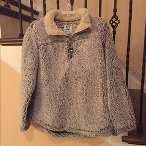 Sherpa pullover like true grit style (Green Tea)