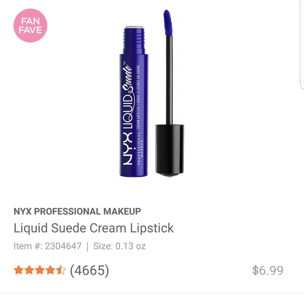 NWT NYX Liquid Suede Lipstick