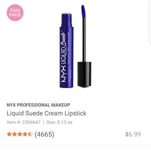 NWT NYX Liquid Suede Lipstick