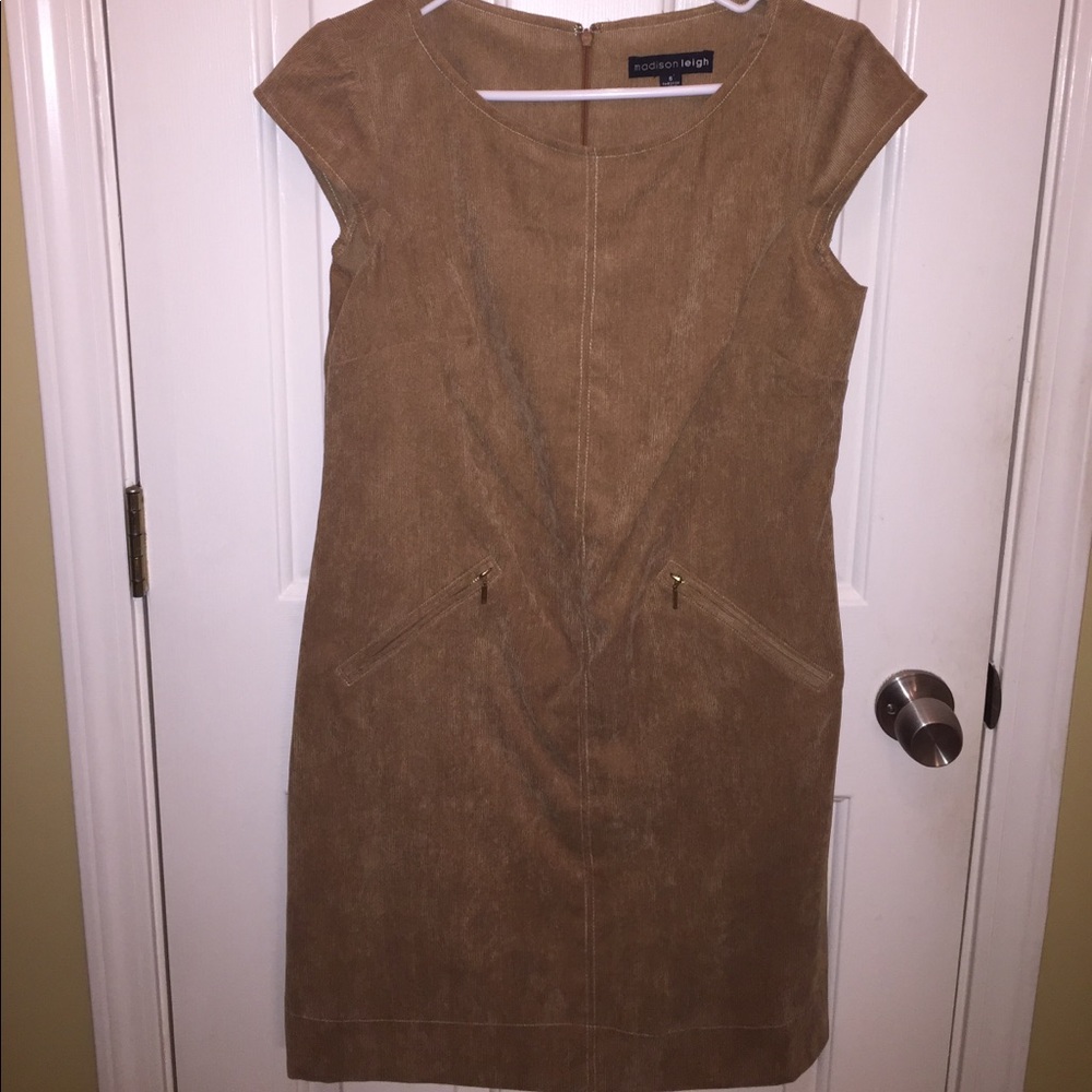 Tan cordorury dress