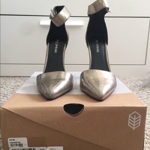 Call it spring gold heels