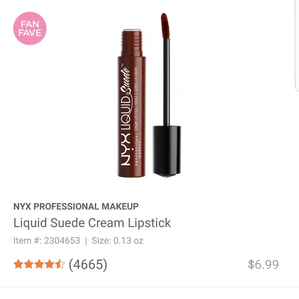 NWT NYX Liquid Suede Lipstick
