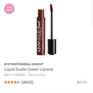NWT NYX Liquid Suede Lipstick