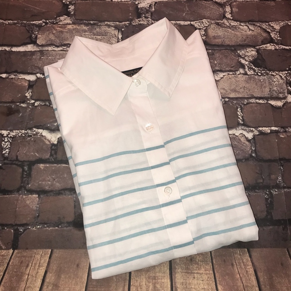 PENDLETON~100% Cotton~Striped Button Down Shirt~M