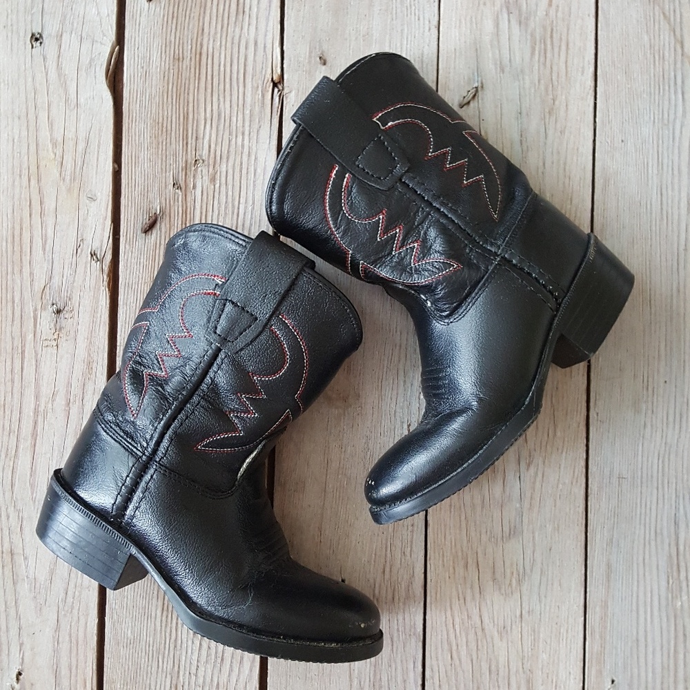 Old West Leather Cowboy Boots