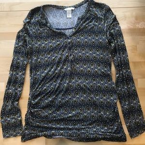 Long sleeve maternity top