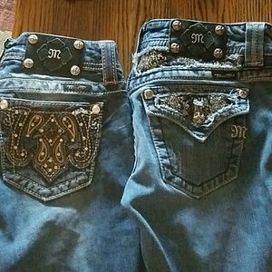(2 PAIRS)  Miss me jeans