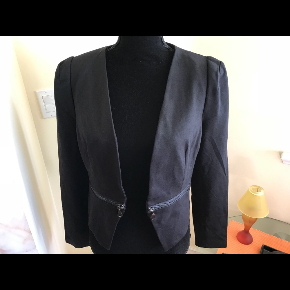 Philosophy Zipper Blazer size 6