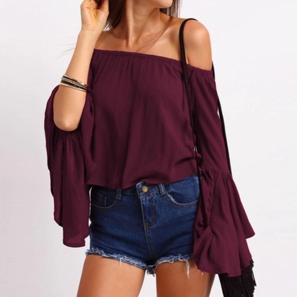 RESTOCK ON WAY! Off Shoulder Top - Picture 4 of 4