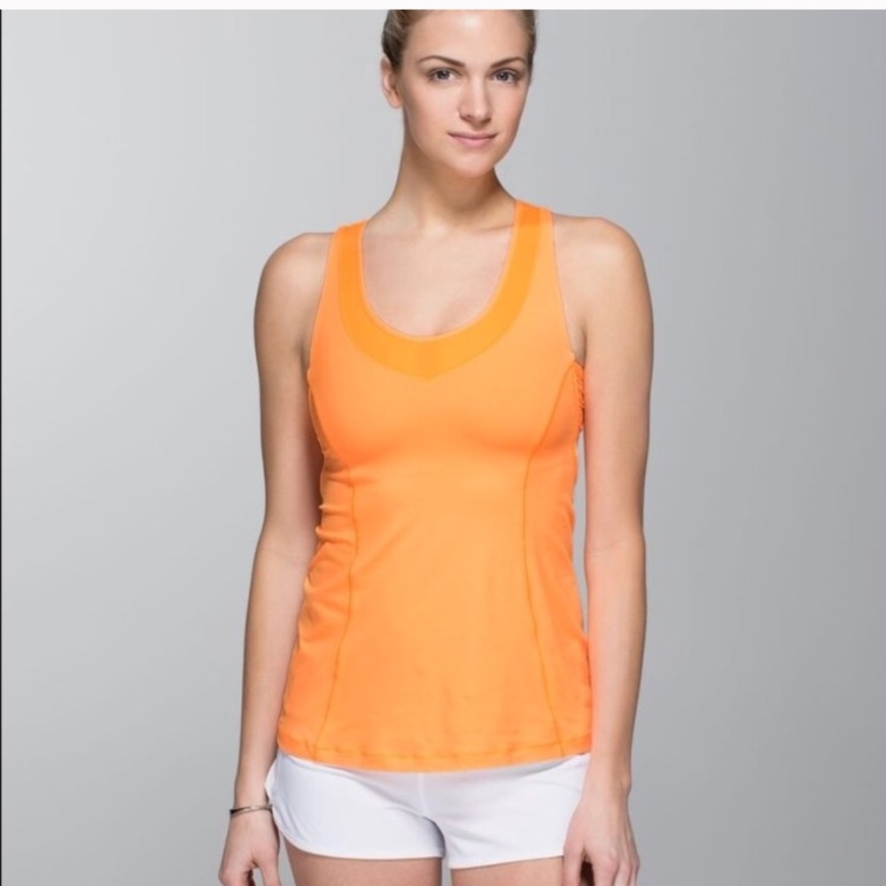 Orange Lululemon top