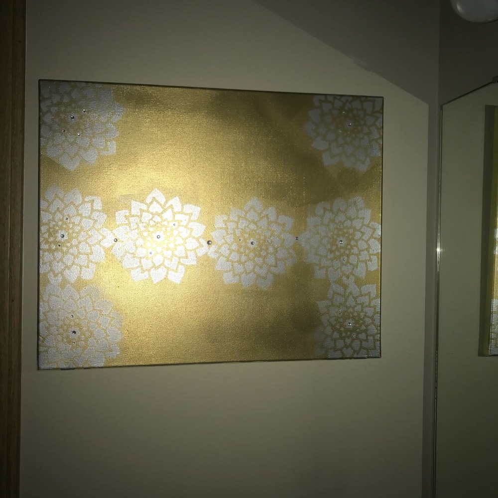 One of a kind canvas painting, created by me.