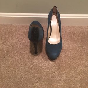 Nine West dark blue/green pumps