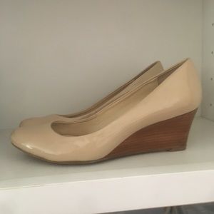 Nude Calvin Klein wedges