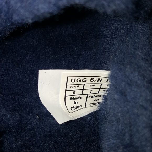 Men's UGG Ascot Weave Slippers Size-8  Navy Blue - Picture 6 of 6