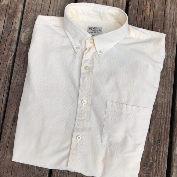 J. Crew Other - 5️⃣ J Crew Long Sleeve Yellow White Shirt M