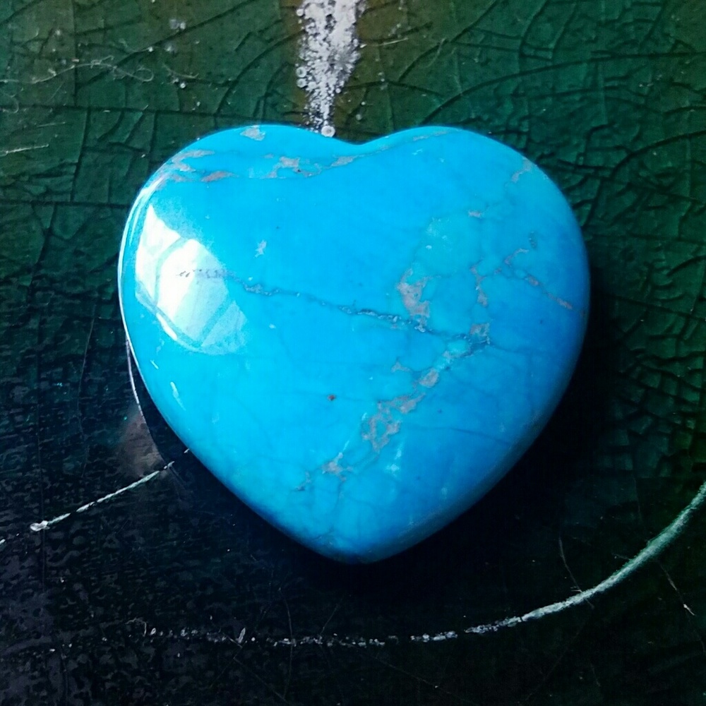 💥 CLEARANCE💥 Heart Shaped Turquoise Stone