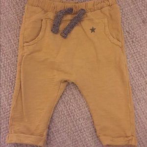 BabyZara mustard yellow harems