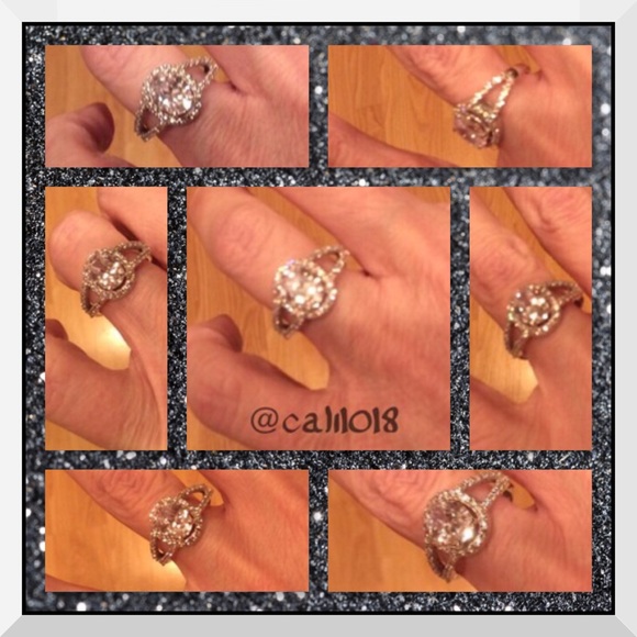 Sold🆕 2.10ct Oval Solid White Gold Ring - Picture 2 of 4