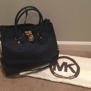 Michael Kira Navy Hamilton Tote
