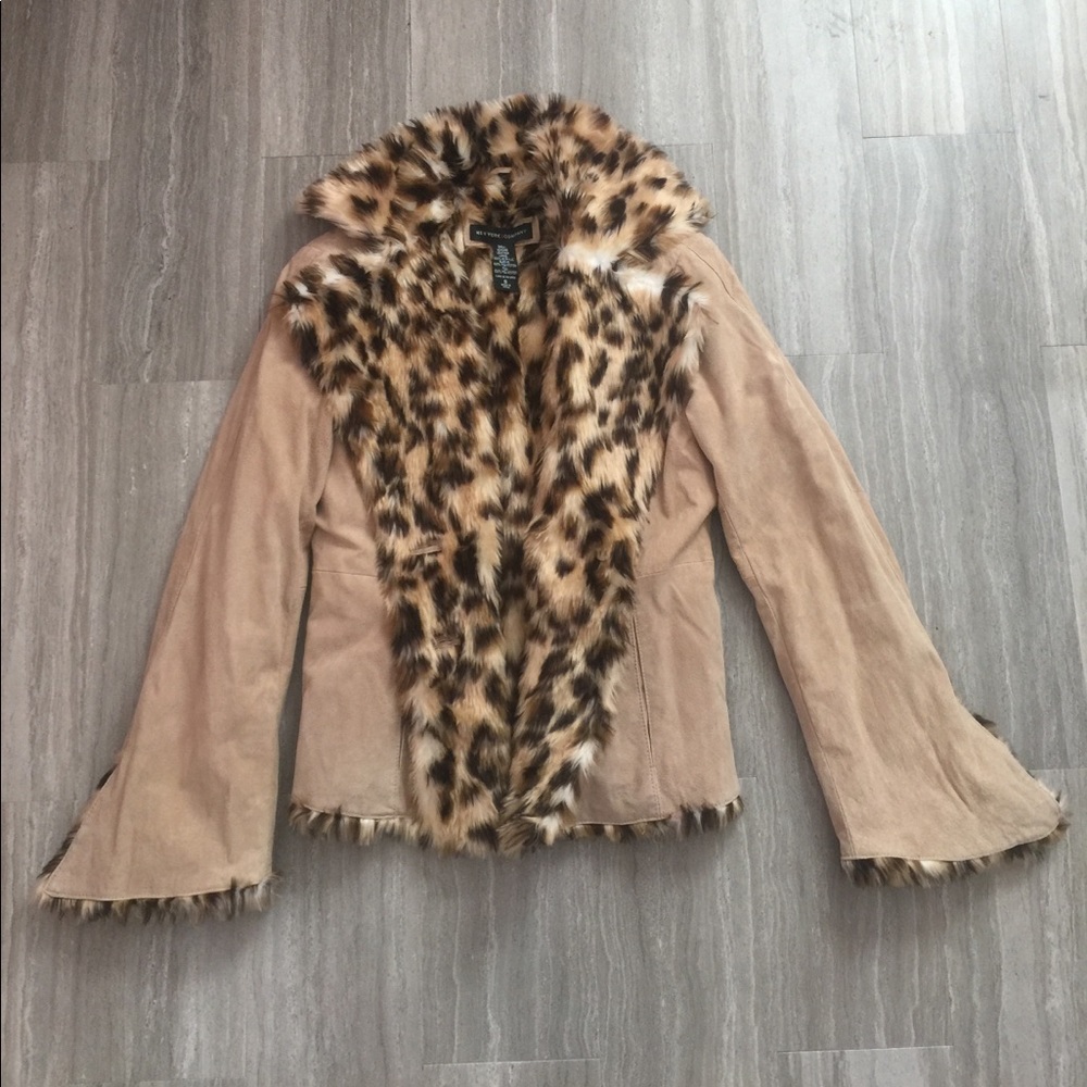 New York & Company Leather Blazer/jacket