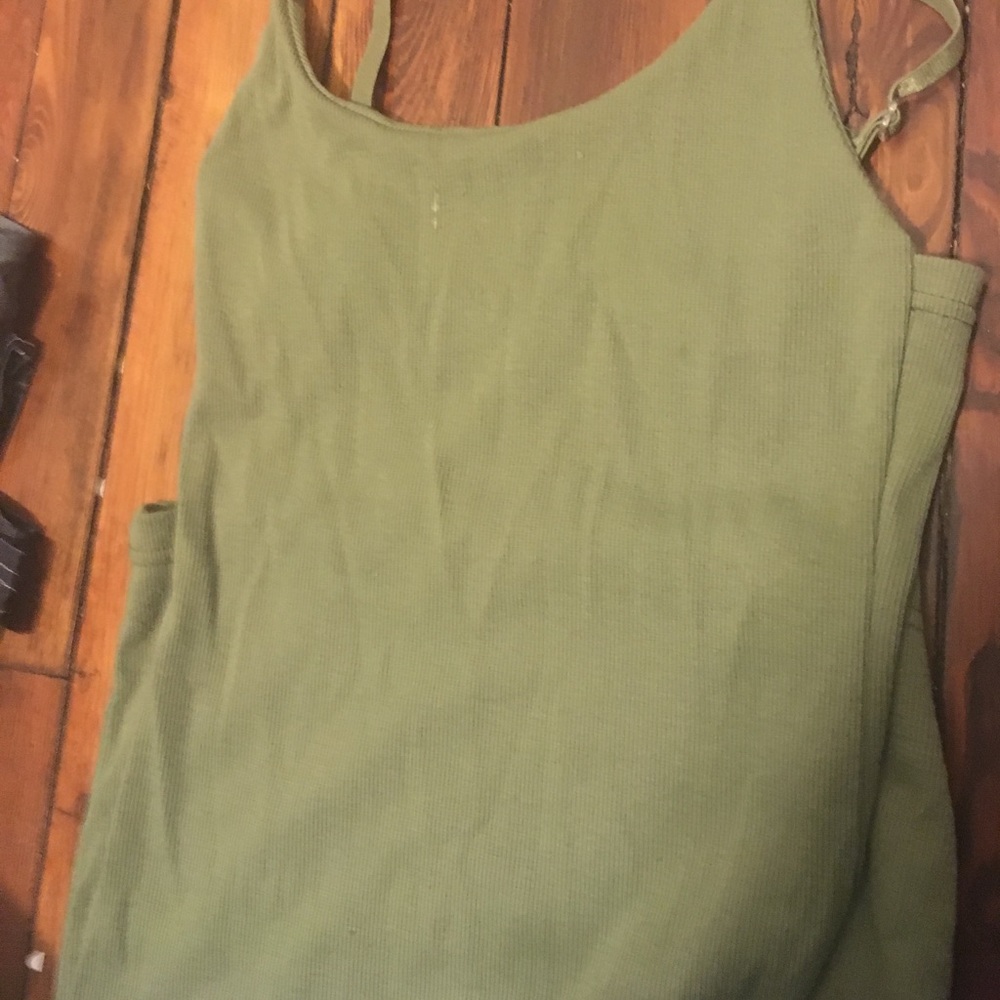 Green bodycon dress
