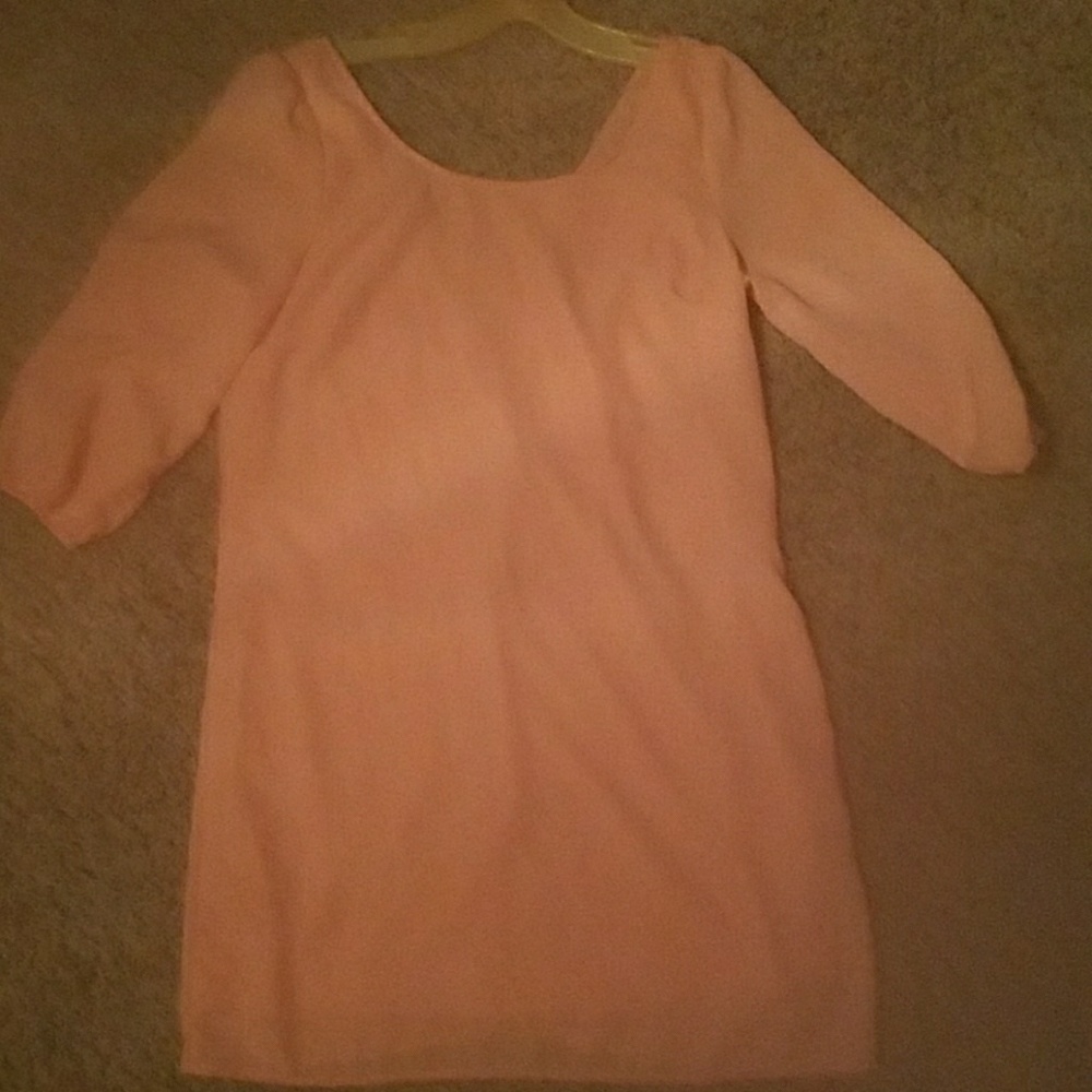 Peach dress