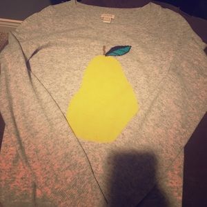 JCREW Crewneck Pear Sweater
