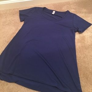 Navy tee
