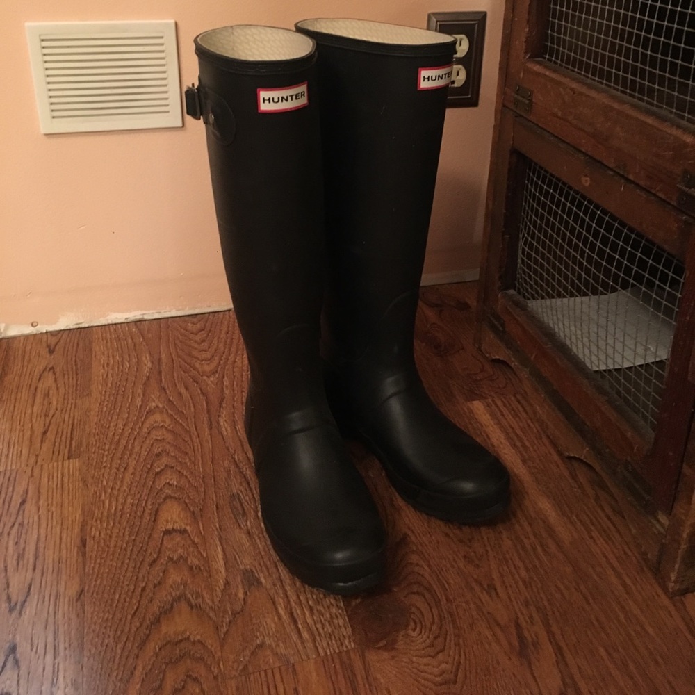 Tall Hunter boots size 7 used. 70 obo