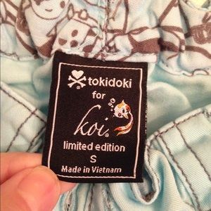 Rare Limited Edition Tokidoki Koi Scrub Pants