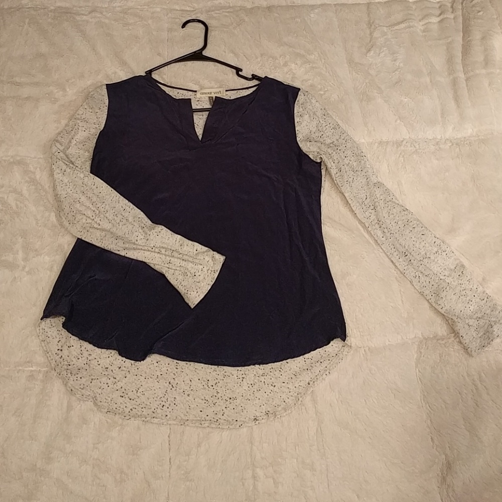 Silk cute blouse