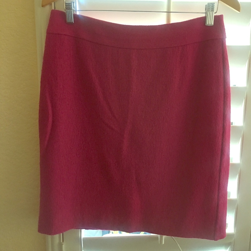Banana Republic pink wool blend skirt