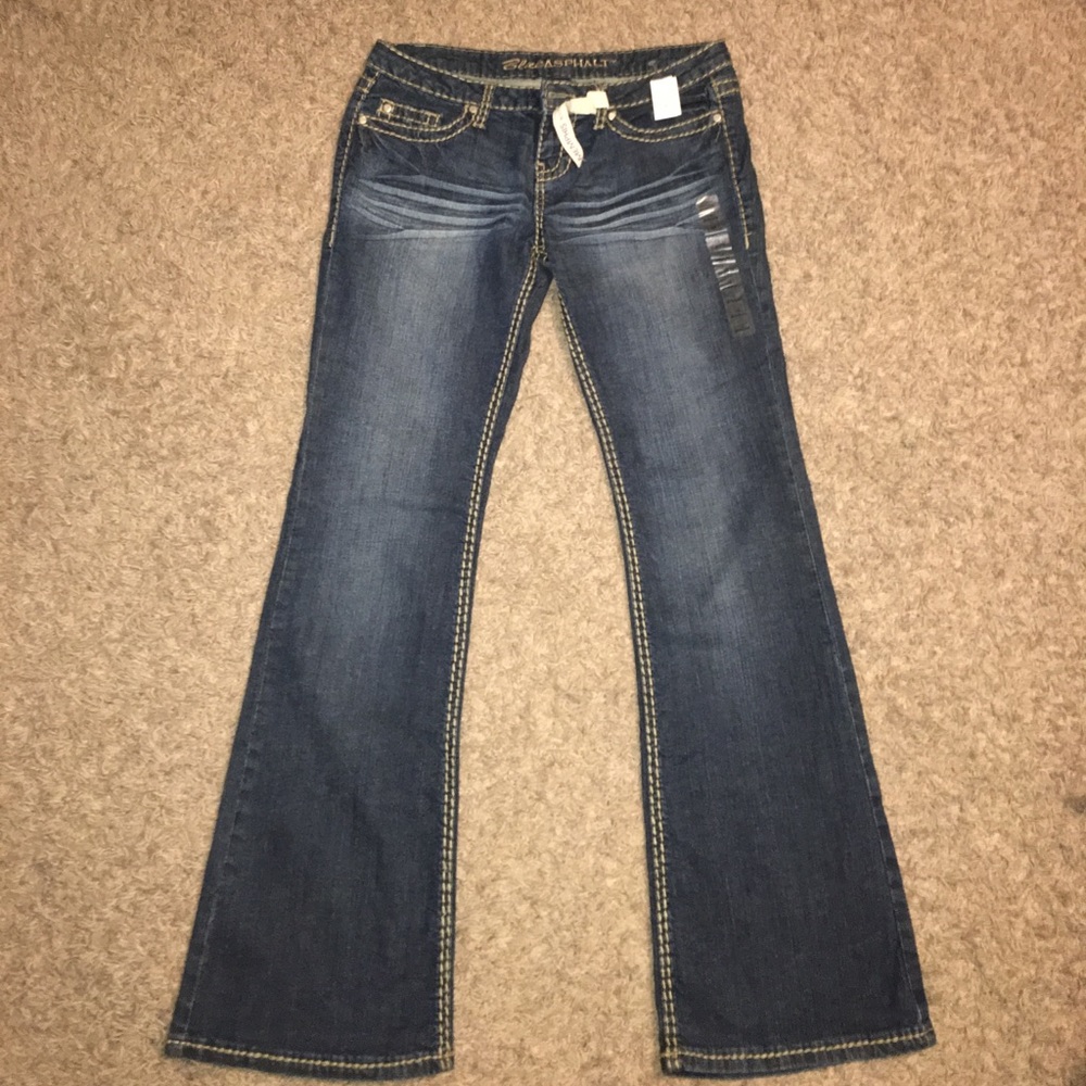 Blue Asphalt Memphis boot low rise jeans