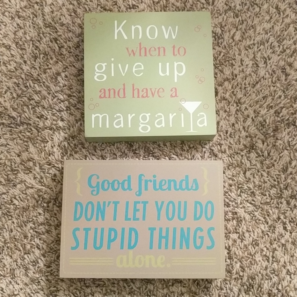 CUTE DECORATIVE SIGNS